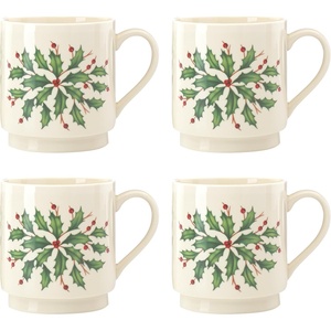 image:imageLenox Holiday Christmas Stoneware Mug 12ozStackable Mugs
