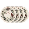 image:imageLenox Winter Greetings Christmas Dinnerware Plate and Bowl Set 12PieceDinner Plates  Set of 4