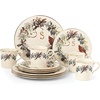 image:imageLenox Winter Greetings Christmas Dinnerware Plate and Bowl Set 12Piece12Piece Dinnerware Set  Includes Mugs