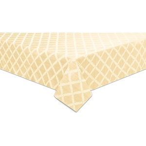 image:imageLenox Laurel Leaf 70x144 Oblong Tablecloth WhiteIvory