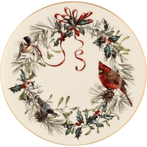 image:imageLenox Winter Greetings Christmas Dinnerware Plate and Bowl Set 12PieceDinner Plate