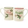 Naughty & Nice Mug Set