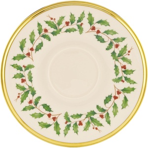 image:imageLenox Holiday Christmas Porcelain Mug Set for 4 12ozTea Saucer