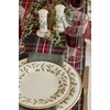 image:imageLenox Holiday Plaid Porcelain 12Piece Christmas Dinnerware Set for 412Piece Dinnerware Set