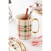 image:imageLenox Holiday Plaid Porcelain 12Piece Christmas Dinnerware Set for 4Mugs  Set of 4