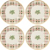 image:imageLenox Holiday Plaid Porcelain 12Piece Christmas Dinnerware Set for 4Accent Plates  Set of 4