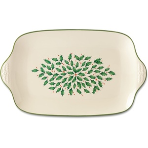 image:imageLenox 898051 Holiday Rectangular Baking Dish Small Christmas Festive Kitchen Decor60 LB