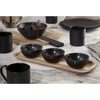 image:imageLenox Lx Collective Cake Plate 985 LB BlackTray with Dipping Bowls