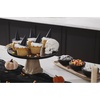 image:imageLenox Lx Collective Cake Plate 985 LB BlackTray with Dipping Bowls