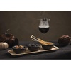 image:imageLenox Lx Collective Cake Plate 985 LB BlackTray with Dipping Bowls