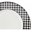 image:imageLenox Gingham Black Halloween Porcelain Dinner Plate Set for 4Black