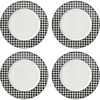 image:imageLenox Gingham Black Halloween Porcelain Dinner Plate Set for 4Black