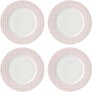 image:imageLenox Gingham Black Halloween Porcelain Dinner Plate Set for 4Pink