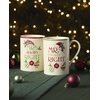 image:imageLenox 898265 Mr amp Mrs 2Piece Set of Festive Mugs Service For 2 Christmas Drinkware Set Holiday GlassesMugs  Set of 2  Mr  Mrs