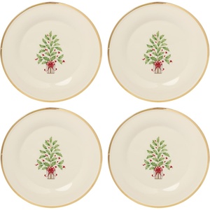 image:imageLenox 898265 Mr amp Mrs 2Piece Set of Festive Mugs Service For 2 Christmas Drinkware Set Holiday GlassesAccent Plates  Trees  Set of 4