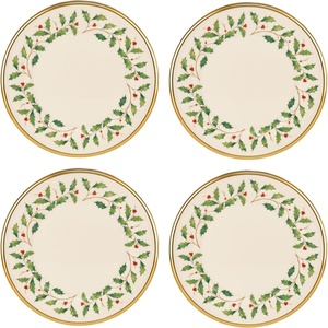 image:imageLenox 898265 Mr amp Mrs 2Piece Set of Festive Mugs Service For 2 Christmas Drinkware Set Holiday GlassesSalad Plates  Set of 4