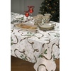 image:imageLenox Holiday Nouveau Ribbon Tablecloth Multicolor  70 W x 70 L70Inch Round Tablecloth