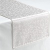 image:imageLenox Opal Innocence Reversible Table Runner Platinum  14 W x 70 LWhite