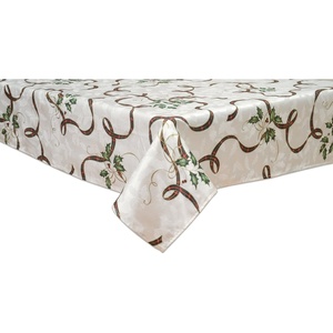 image:imageLenox Holiday Nouveau Ribbon Tablecloth Multicolor  70 W x 70 L60x140 Oblong Tablecloth