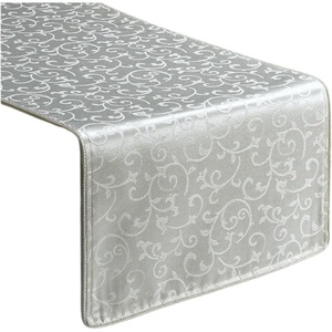 image:imageLenox Opal Innocence Reversible Table Runner Platinum  14 W x 70 LPlatinum