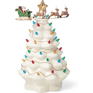 image:imageLenox 894469 Treasured Traditions Tree with Flying Santa Christmas amp Holiday DecorFlying Santa