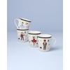 image:imageLenox Nutcracker Ballet Christmas Tidbit Plates Dessert Plate Set for 4Mugs  Set of 4