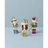 image:imageLenox Nutcracker Ballet Christmas Tidbit Plates Dessert Plate Set for 4Ornament Set  Nutcrackers