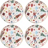image:imageLenox Nutcracker Ballet Christmas Tidbit Plates Dessert Plate Set for 4Accent Plates  Set of 4